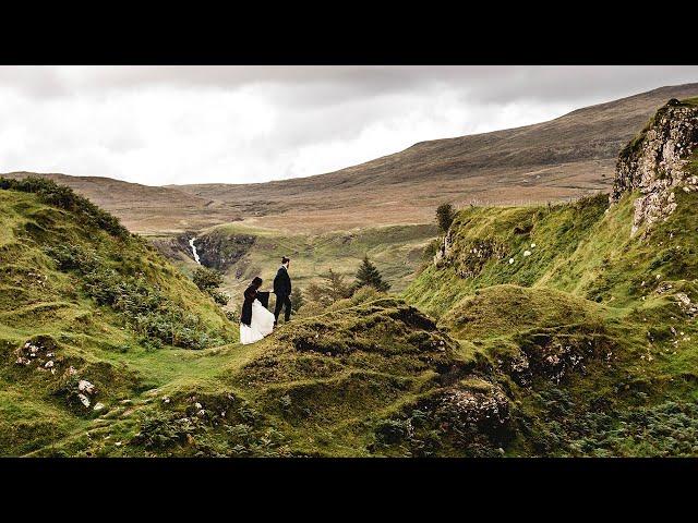 Rainy Isle of Skye Elopement | Scotland Elopement Videographer