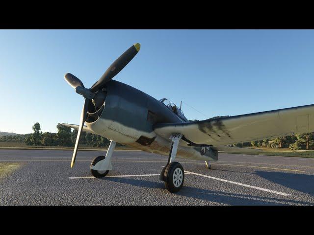 First look (for me) at the Flying Iron Grumman F6F Hellcat in Microsoft Flight Simulator 2020