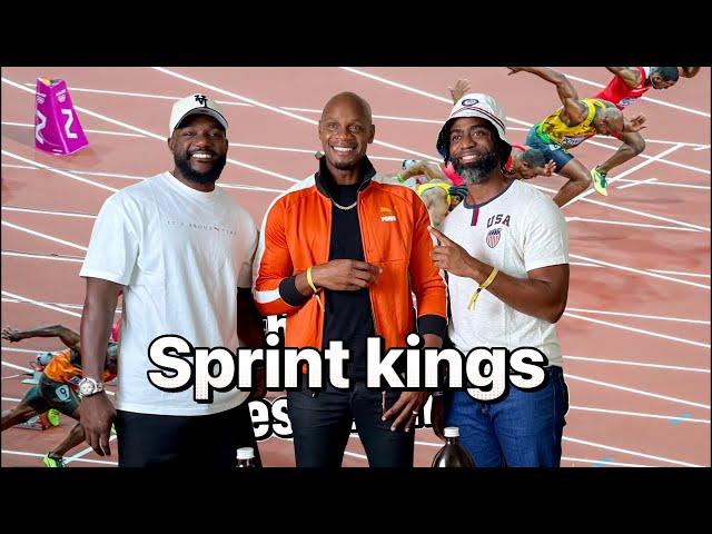 Asafa Powell, Justin Gatlin and Tyson Gay . Sprintings Greatest Rivals Share All .