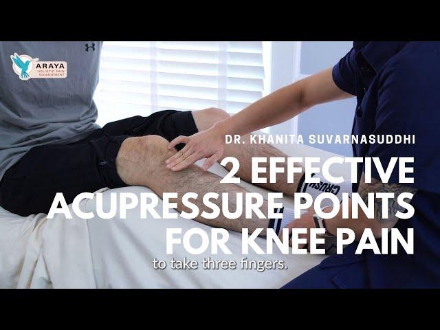 2 Effective Acupressure Points for Your Knee Pain