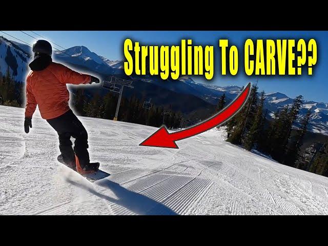 Common Mistakes & Fixes For Carving a Snowboard | Beginner Guide