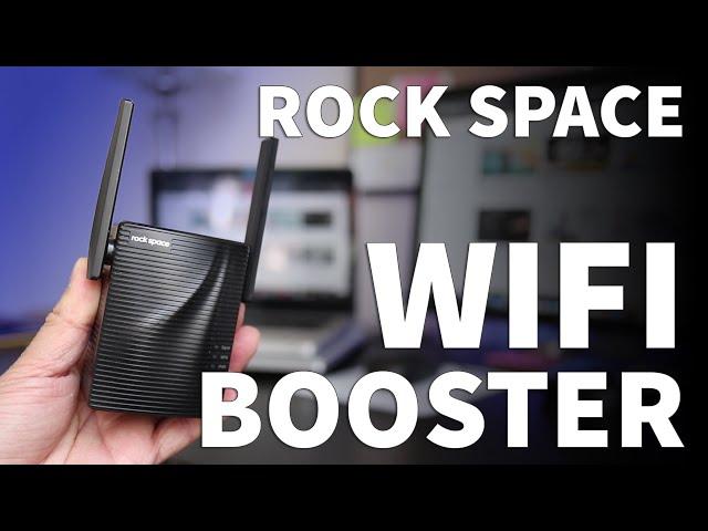 Rock Space WiFi Extender Review & Speed Test - How to Set Up WiFi Booster & Range Extender