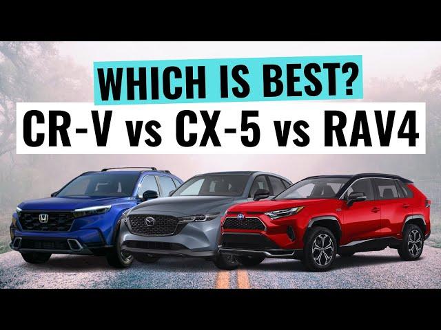 2024 Toyota RAV4 VS Honda CR-V VS Mazda CX-5 Comparison Review || Which Is Best?