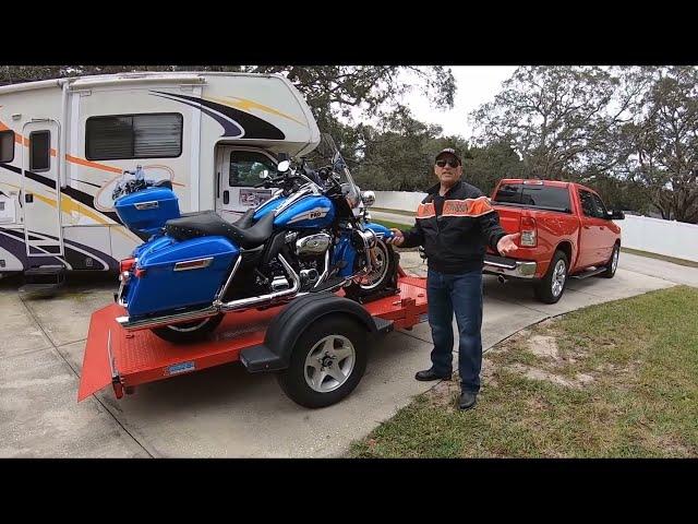 Jerry Palladino "Motorman" loves his ZPro 2400 Dual Motorcyle Trailer!