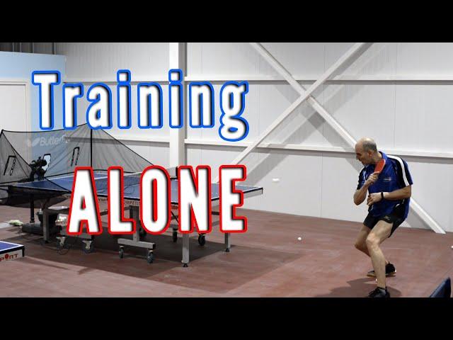 HOW TO PRACTICE TABLE TENNIS ALONE  how to train ping pong alone