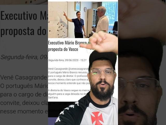 PORTUGUÊS NEGOU CONVITE DO VASCO.