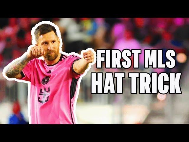 Messi FIRST MLS HAT TRICK powers Inter Miami to single-season points record!