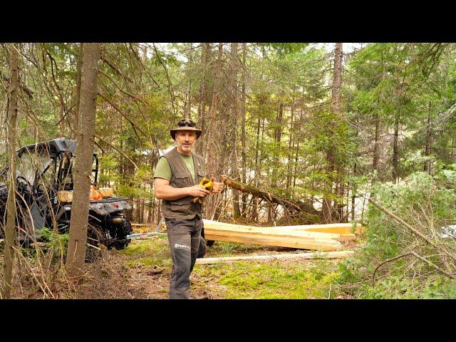 Selecting the Site of the Outhouse, Using a Log Skidding Arch