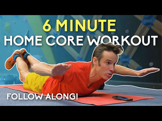 Lattice 6 Minute Home Core Workout: Climbing Training Session - Floor Based!