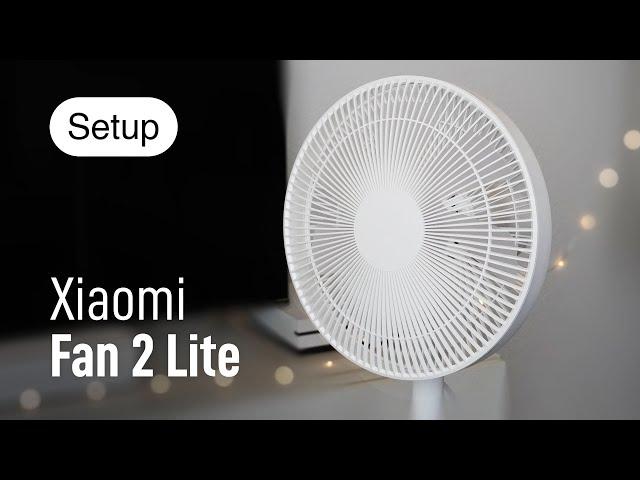 Xiaomi Mi Fan 2 Lite (1C) Setup, Google Home and Noise Test