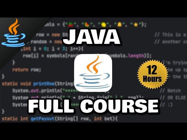 Java Full Course for free  (2025)