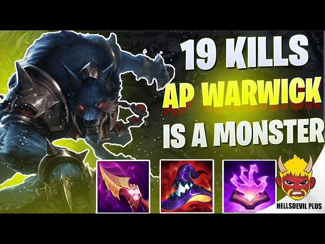 19 KILLS AP WARWICK IS A MONSTER! - Wild Rift HellsDevil Plus Gameplay