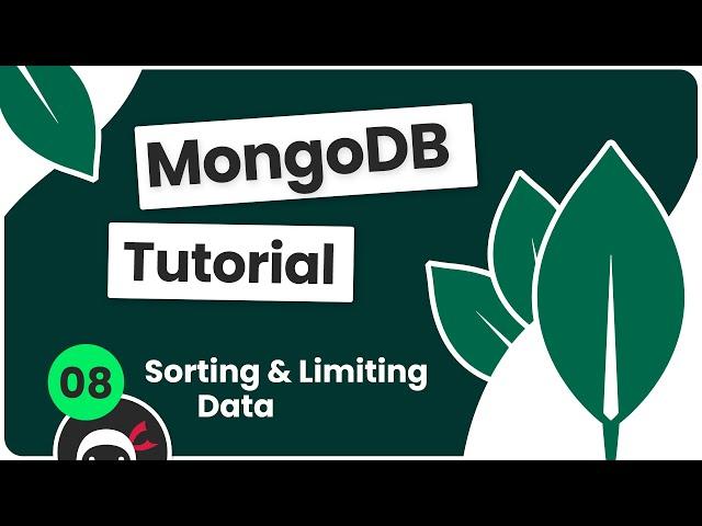 Complete MongoDB Tutorial #8 - Sorting & Limiting Data