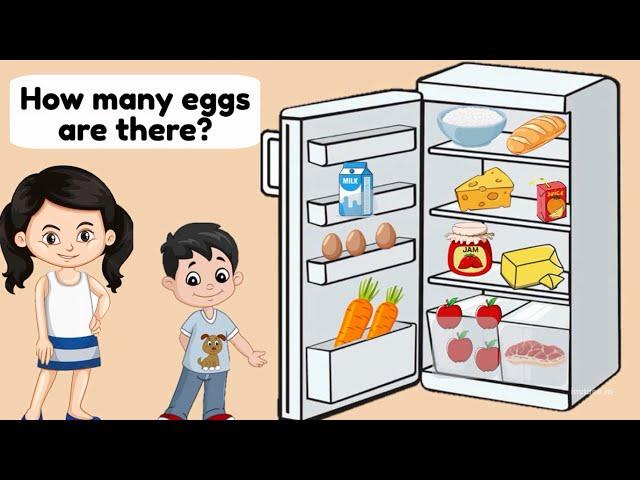 Countable and Uncountable nouns| Food | Grammar for kids | Story with game