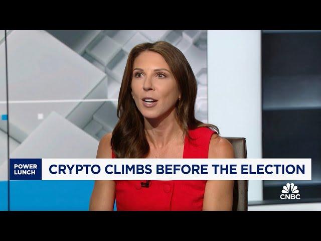 Crypto climbs and bitcoin nears all-time high ahead of U.S. election