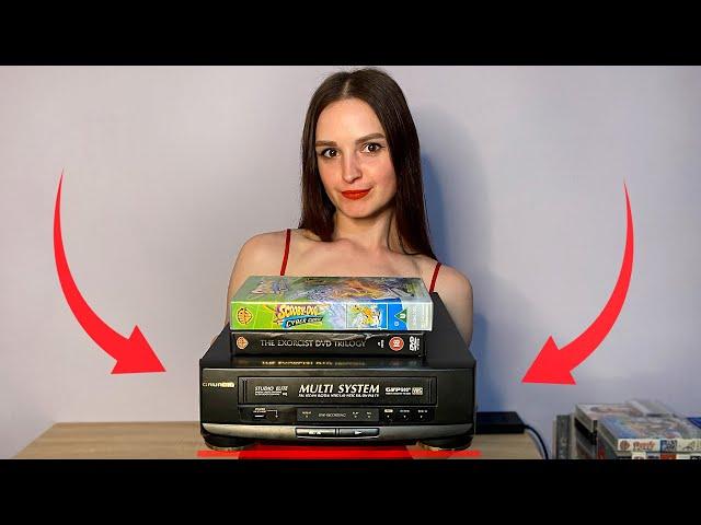 Checking Grundig GVP 500, Retro video cassette player from the 90s