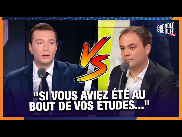 Clash entre Jordan Bardella et Charles Consigny