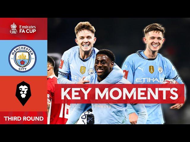 Manchester City v Salford City | Key Moments | Third Round | Emirates FA Cup 2024-25