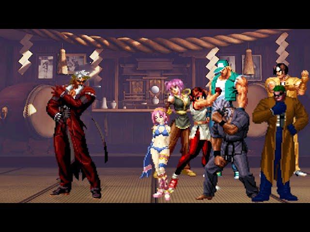 [KOF Mugen] Legend G. Rugal vs 7 Fighters team [ Battle Royal ]