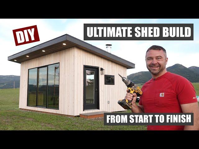 12x20 Ultimate Shed Build from Start to Finish