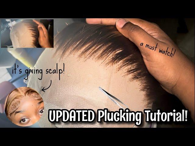 UPDATED Wig Plucking Tutorial | ONLY 3 STEPS 