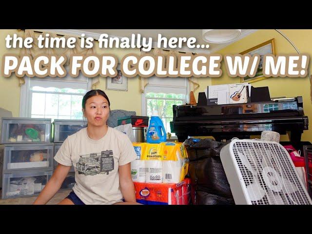 PACK FOR COLLEGE WITH ME! (sophomore edition.)