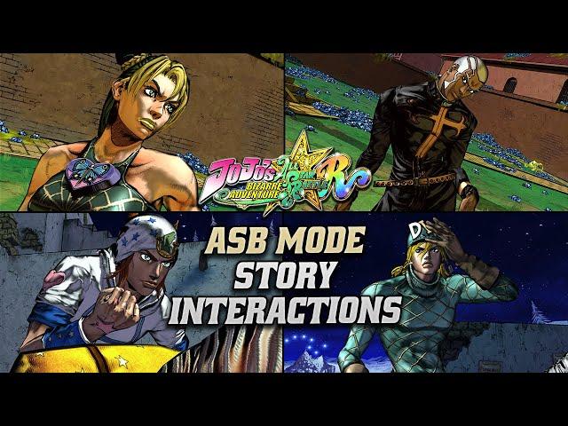 All Story Interactions (ASB Mode Normal Battles) | JoJo's Bizarre Adventure: All-Star Battle R