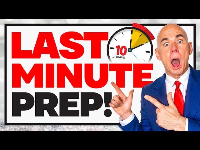 LAST-MINUTE INTERVIEW TIPS! (How to PREPARE for a JOB INTERVIEW!) INTERVIEW QUESTIONS & ANSWERS!