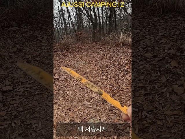 #shorts #동계백패킹 #텐트말뚝 #텐트팩