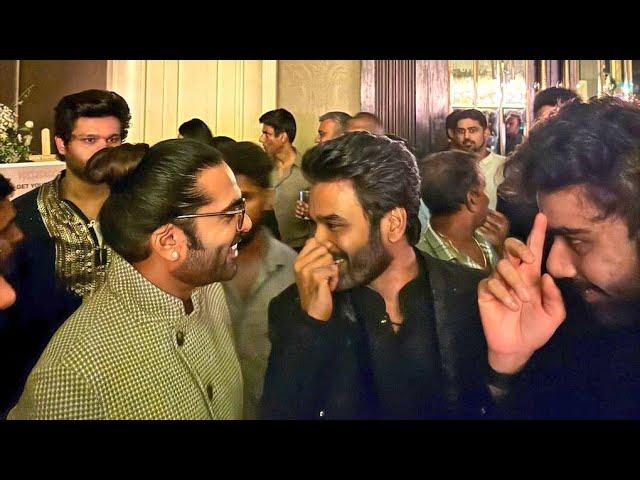 Simbu Surprises Dhanush at the Wedding Nayanthara Attended   |Viral Video | Producer Aakash Wedding