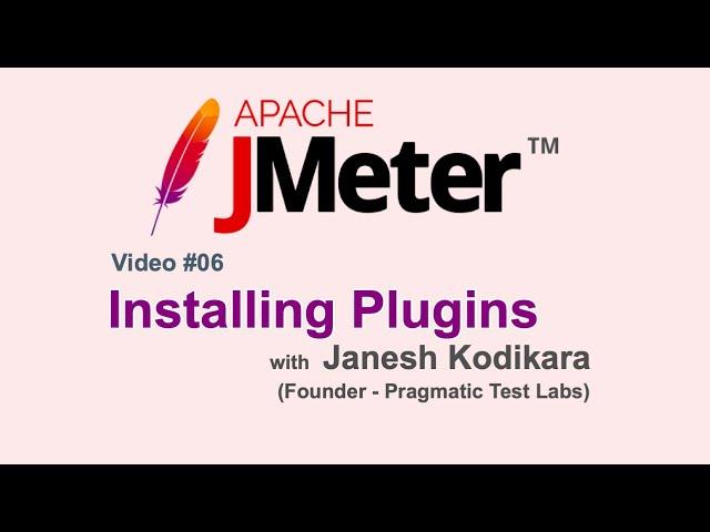 JMeter Video #06 : Installing Plugins