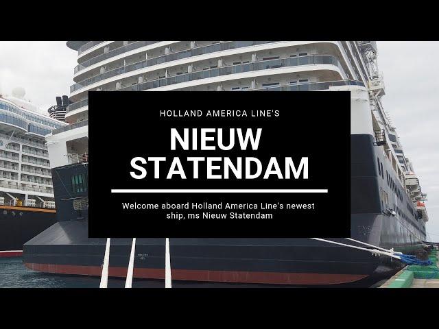 Nieuw Statendam Ship Tour