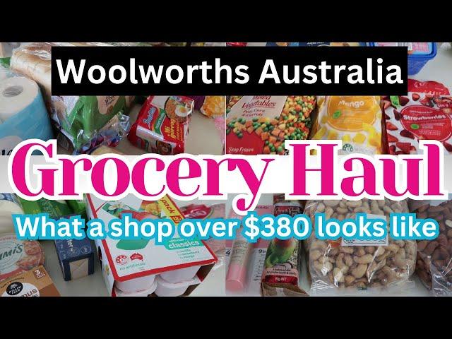 *NEW* WEEKLY GROCERY HAUL AUSTRALIA | WOOLWORTHS | HOMEMAKING WITH HAMPTON NOTE