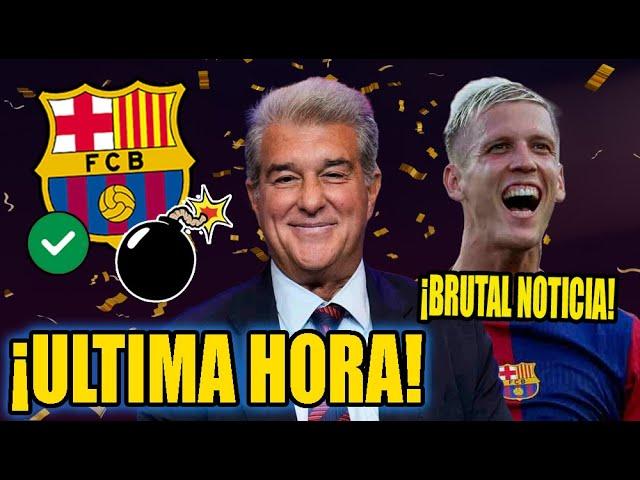 ¡SUELTA LA BOMBA CON DANI OLMO! ¡LO ACABAN DE CONFIRMAR! BRUTAL NOTICIA | NOTICIAS FC BARCELONA HOY