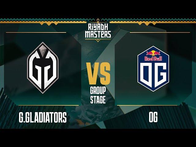 G.Gladiators vs. OG // Riyadh Masters 2023 – Day 6 – Group Stage