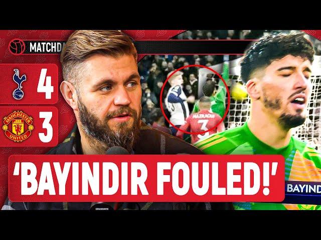 'Bayindir Taken Out!' | Stephen Howson REACTS | Tottenham 4-3 Man United