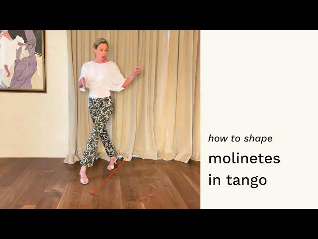 How To Shape Molinetes In Tango