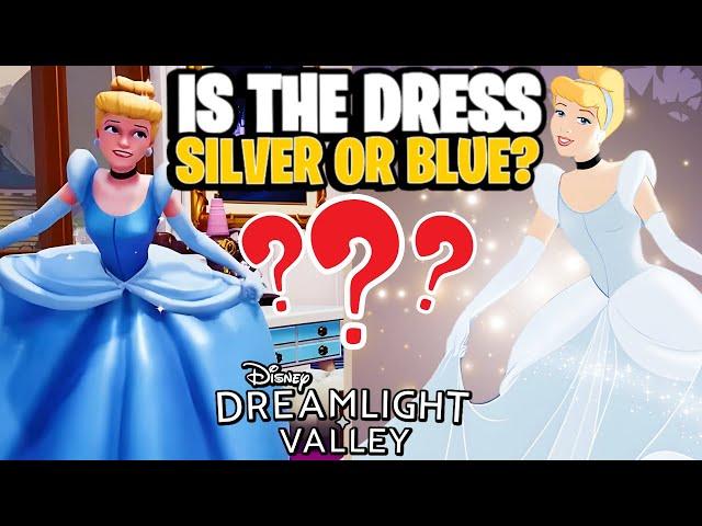 Did Gameloft Get Cinderella's Dress Wrong? [Blue or Silver Dress] | Dreamlight Valley