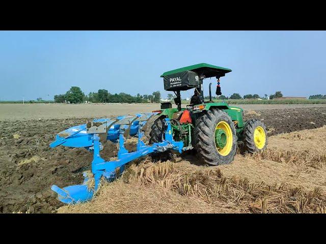 तेल का पम्पा क्यो कहते हैं इसे, John deere 5405 4wd on 3mb Lemken reversable plough,