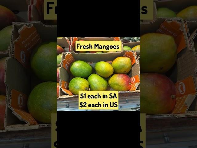 FOOD COST SAVINGS in SOUTH AFRICA vs in the US. #costofliving  #foodcost  #supermarket