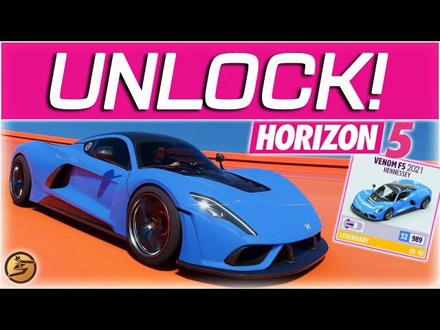 HOW TO GET the HENNESSEY VENOM F5 in Forza Horizon 5 Update 10