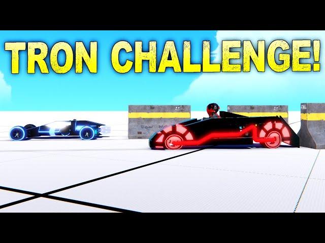 We Built TRON Style Vehicles with Wall Dispensers!