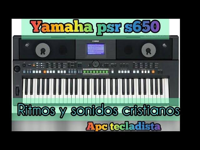 folk rock organo teclado  yamaha psr s650, samples ritmos registro y carga user ministerio alabanza