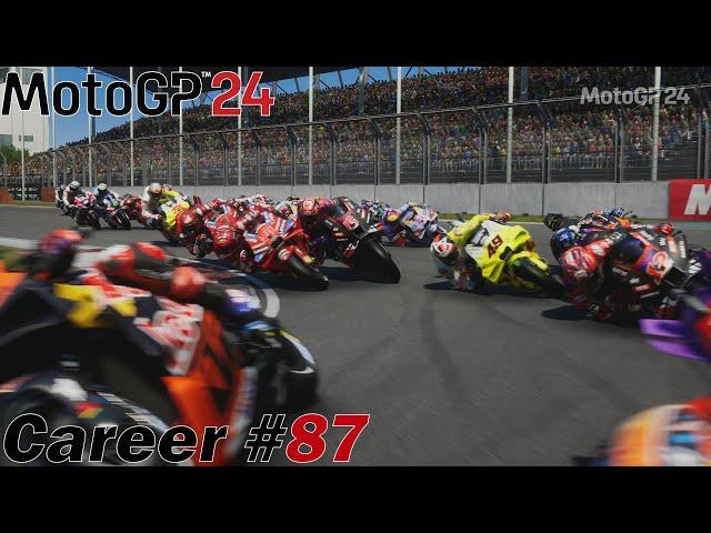 MotoGP 24 | Career Pt 87: Losing Pace In The Rain!!!