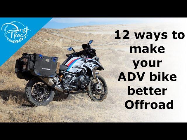 12 ways to make your adventure motorcycle better offroad