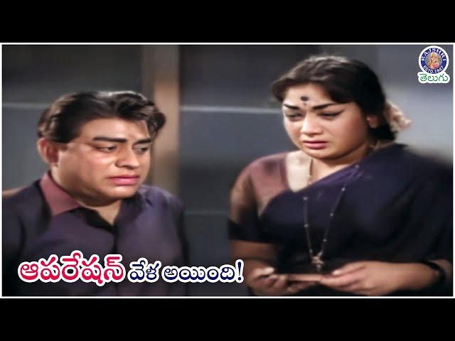 ఆపరేషన్ వేళ అయింది! | ANR & Savitri | Jaggayya Very Intense Scene | Manase Mandiram best Climax