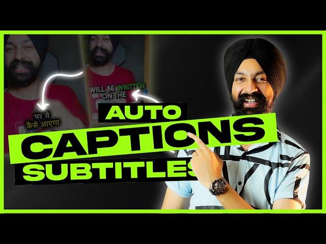 AUTO CAPTIONS / SUBTITLES  7 AI Tools 