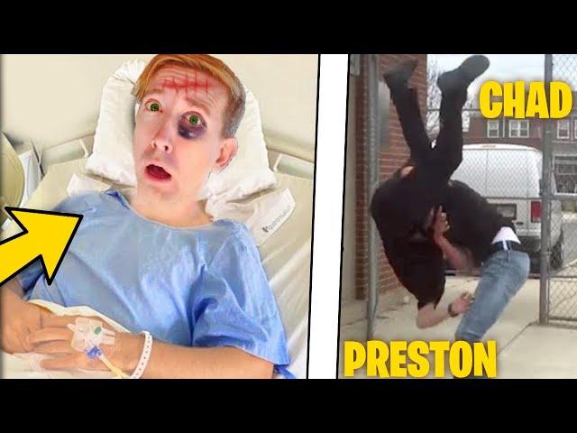 Chad Wild Clay vs Preston FIGHT VIDEO!