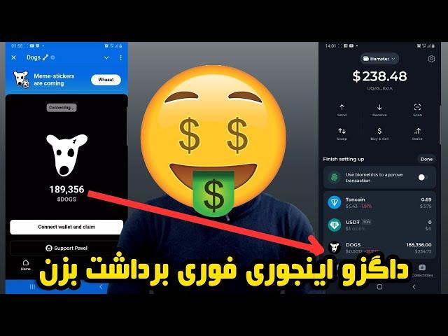 اینجوری توکن های داگزت رو برداشت کن  فوری و تضمینی 