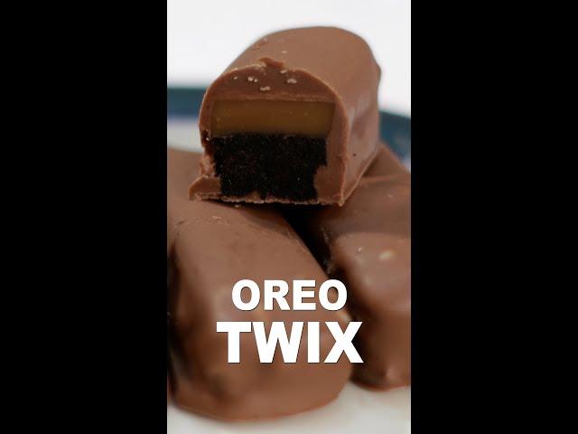 How to Make Oreo Twix #Shorts | Easy Homemade Twix Recipe
